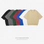 INFLATION 2018 Spring Summer Cotton T-Shirt Brand Clothing Solid Casual Drop Shoulder Top Tee Hip Hop Highstreet Tshirt 8160S