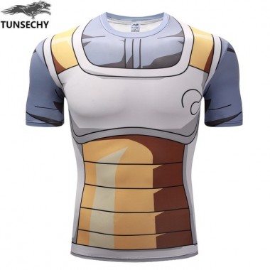 2018 TUNSECHY Animation Turtle Fairy Compression Round Collar Short Sleeve T-Shirt Male Teenagers Dragonball With T-Shirt