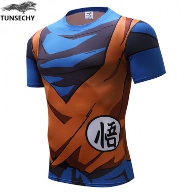 TUNSECHY Brand Wukong Harajuku Style Unique Digital Printing T-Shirt Classic Dragonball Female/Male T-Shirt Free Transportation