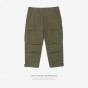 INFLATION Male Jogger Casual Plus Size Cotton Trousers Multi Pocket Military Style Army Green Orange Men'S Cargo Pants 8403S