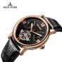 Reef Tiger/RT Casual Watches Tourbillon Automatic Watches with Date Day Rose Gold Fashion Designer Watch for Men RGA191