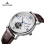 Reef Tiger/RT Top Quality Tourbillon Watches Fashion Designer Watch and Calfskin Leather with Date Day Watches RGA191