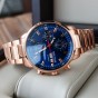Reef Tiger/RT Luxury Brand Rose Gold Automatic Watches Date Sport For Men Waterproof RGA1659-PLP