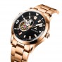 Reef Tiger/RT Top Luxury Automatic Mechanical Watch Men Fashion Rose Gold Full Stainless Steel Watch RGA1693-2-PBP