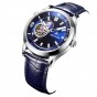 Reef Tiger/RT Luxury Automatic Luminous Men Tourbillon Waterproof Mechanical Watch Leather Strap Relogio Masculino RGA1693-2-YLL