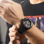 Reef Tiger/RT Top Brand Luxury Military Watches Black Steel Analog Quartz Running Watches Relogio Masculino RGA3168-BBB