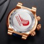 Reef Tiger/RT Men Luxury Sport Watches Waterproof Analog Watches Rubber Strap Rose Gold Big Watches Relogio Masculino RGA3168-PLL