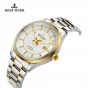 Reef Tiger/RT Watches Steel/Rose Gold Two Tone Business Dress Watch For Men Miyota 9015 Super Luminous Automatic Watches RGA8015-GWT