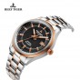 Reef Tiger/RT Watches Steel/Rose Gold Two Tone Business Dress Watch For Men Miyota 9015 Super Luminous Automatic Watches RGA8015-PBT