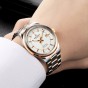 Reef Tiger/RT Watches Steel/Rose Gold Two Tone Business Dress Watch For Men Miyota 9015 Super Luminous Automatic Watches RGA8015-PWT