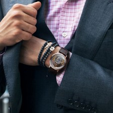 Detailed Review With The Elegant Artist Rotation Skeleton Men's Watch