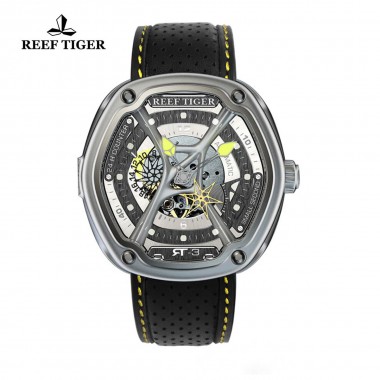 Reef Tiger/RT Enjoy Your Live Style Dive Watch Luminous Top Brand Automatic Watches Nylon/Leather/Rubber Available RGA90S7