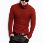 2016 New Winter Pullover Men Christmas Warm O-Neck Sweater Mens Slim Fit Thickened Wool Turtleneck Knitting Sweater Brand J226