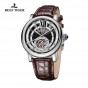 Reef Tiger/RT Designer Watches for Men Tourbillon Automatic Watches with Blue Crystal Crown And Alligator Strap RGA192