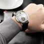 Reef Tiger/RT Men's Fashion and Casual Watches Mechanical Big Date Watches with Moon Phase Steel Automatic Watches RGA1928