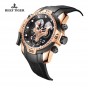 Reef Tiger/RT Designer Watches for Men Big Dial Complicated Watch with Perpetual Calendar Rubber Strap Watch RGA3503