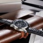 OBLVLO 12 Constellation Fashion Automatic Mechanical Watch for Men Luminous Earth Star Leather Strap Waterproof Gift Clock GC-YLB