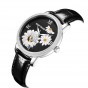 New Fashion Women Watch Automatic Watches Leather Strap Steel Case Diamond Watch Relogio Feminino RGA1585