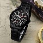 Reef Tiger/RT Mens Sport Quartz Watches with Chronograph and Date Black Steel Casual Stop Watch with Super Luminous RGA1663-BBBR