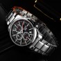 Reef Tiger/RT Mens Sport Quartz Watches with Chronograph and Date Steel Casual Stop Watch with Super Luminous RGA1663-YBYR