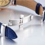 Reef Tiger/RT Men's Designer Watch Steel Case Skeleton Dial Leather Strap Automatic Watch RGA1975