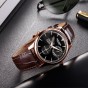 Reef Tiger/RT Elegant Mens Watch with Complete Calendar Power Reserve Rose Gold Automatic Watch RGA1980