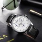 Reef Tiger/RT Fashion Elegant Watch Power Reserve Complete Calendar Small Seconds Steel Automatic Watch For Men RGA1980