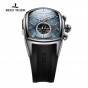 Reef Tiger/RT Mens Fashion Sport Watches with Tourbillon Big Dial Stainless Steel Rubber Strap Automatic Watch RGA3069