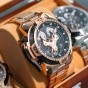 Reef Tiger/RT Designer Sport Mens Watch with Perpetual Calendar Date Day Complicated Dial Mechanical Bracelet Watch RGA3503-PBPP