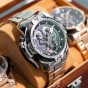 Reef Tiger/RT Designer Sport Mens Watch with Perpetual Calendar Date Day Complicated Dial Mechanical Bracelet Watch RGA3503-YBYB