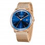Reef Tiger/RT Top Brand Luxury Blue Dial Thin Watch for Men Rose Gold Watch Waterproof Automatic Men's Watches RGA8215