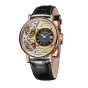 Reef Tiger Designer Fashion Watches Genuine Leather Band Luxury Rose Gold Automatic Watches RGA1995