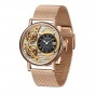 Reef Tiger Brand Fashion Watches Mens Skeleton Mechanical Watch Steel Bracelet Ultra Thin Watches RGA1995