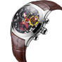 Reef Tiger New Designer Top Brand Luxury Fashion Watches for Women Steel Skeleton Watches Strap Sport Watches RGA7181-YBSR