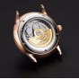 Reef Tiger/RT Mens Dress Watches Convex Lens Automatic Watches Rose Gold Case With Leather Band RGA8238-PWBH