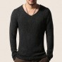 Pullover Men V Neck Sweater Mens Brand Slim Fit Pullovers Casual Sweater Knitwear Pull Homme High Quality 2016 New Fashion