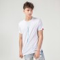 HELLEN&WOODY Men's Fashion Short-Sleeved T-shirt Summer New Cotton T-shirt Back Tiger Print Embroidery Half Sleeve Shirt Trend