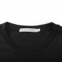 HELLEN&WOODY Mens Fashion Casual Letter Print T-shirt Soild Color Crew-Neck 100% Cotton Slim Fit Simple Clothing