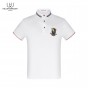 HELLEN&WOODY Summer Men's Polo Shirt Brands New Men's Cotton Lapel Slim Black Polo with Short-Sleeved