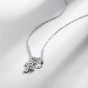 2018 Elegant Design Heart Necklaces for Women Five Heart Love Pendant Necklace 925 Silver Wedding Jewelry Gift for Girl Friend