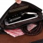 SAENNPOLO Brand Genuine Leather Men Money Clutch Bag Business Male Phone Handbag Vintage Men Long Wallet Solid Men Clutch Wallet