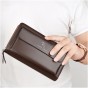 Kangraoo Brand Fashion Men Phone Clutch Bags Male PU Leather Hand Bag Business Men Long Wallet Famous Leather Men Clutch Wallet