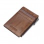 GUBINTU RFID Wallet Brand Male Credit Card Holder Organizer Business Card Holder Genuine Leather Zipper Wallets For Men wt84
