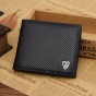 JINBAOLAI Solid Embossed Male Credit Card Holders Brand Leather Wallets For Men Small Coin Purse Brand Men Short Wallets wt51