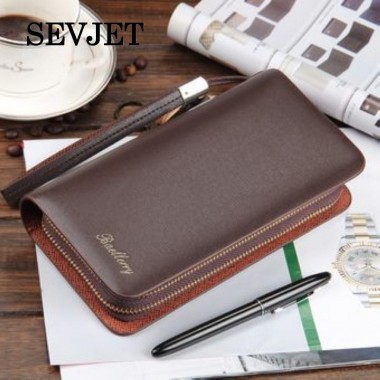 2017 New Fashion Solid Men Wallets Casual Men Purse Clutch Bag Brand PU Leather Long Wallet Design Hand Bags For Men Purse a2156
