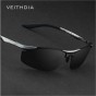VEITHDIA Brand Designer Aluminum Polarized Mens Sunglasses Goggle Eyewear Male Accessories Sun Glasses UV400 For Men oculos 6529