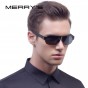 MERRY'S Men Classic Brand Sunglasses Luxury Aluminum Polarized Sunglasses EMI Defending Coating Lens Male Driving Shades S'8506