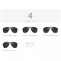MERRY'S Men Classic Brand Sunglasses HD Polarized Aluminum Sunglasses Luxury Shades Shield Series S'8086