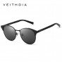VEITHDIA Unisex Retro Aluminum Brand Sunglasses Polarized Lens Vintage Eyewear Accessories Sun Glasses Oculos For Men Women 6109
