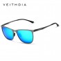 VEITHDIA Retro Aluminum Magnesium Brand Men's Sunglasses Polarized Lens Vintage Eyewear Accessories Sun Glasses For Men 6623